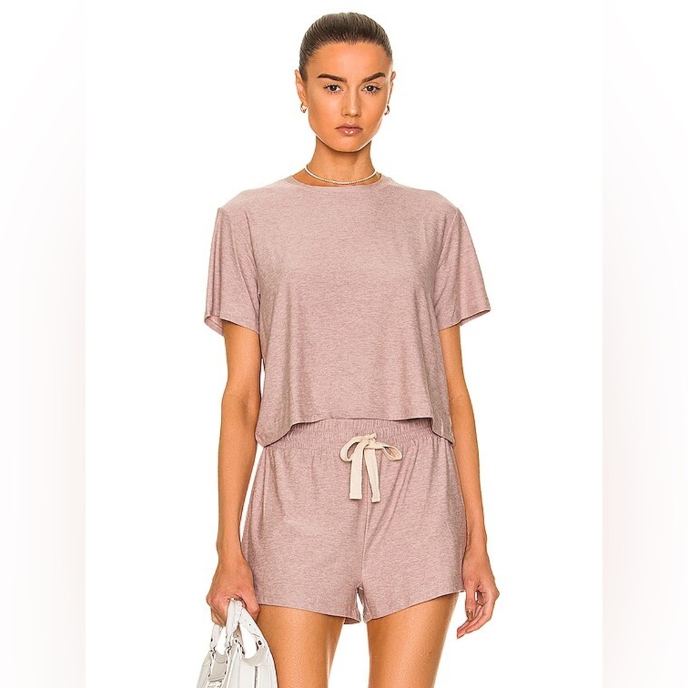 NWT Beyond Yoga Sleep In Boxy Tee Chai S